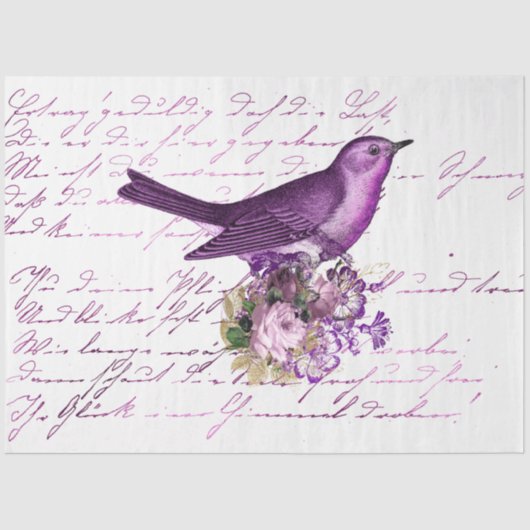 Het ontwerp van de Bouquet-reeks 126 Tissuepapier (Voorkant)