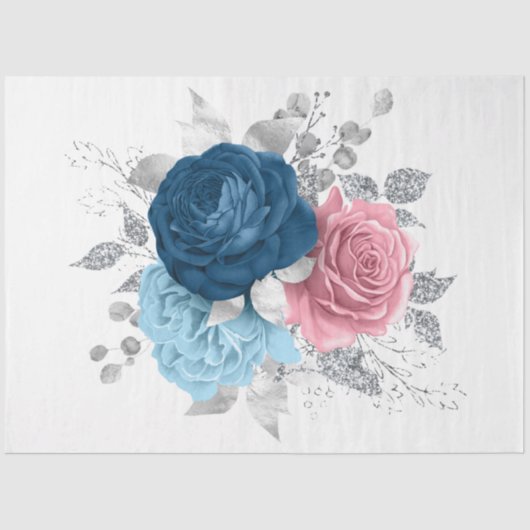 Het ontwerp van de Bouquet-reeks 160 Tissuepapier (Voorkant)