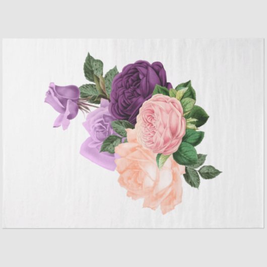 Het ontwerp van de Bouquet-reeks 173 Tissuepapier (Voorkant)