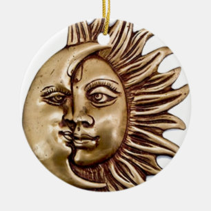 HET ONTWERP VAN DE CHARME VAN DE ZON EN VAN DE KERAMISCH ORNAMENT