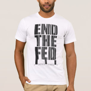 Het ontwerp van de Fed Bar-code beëindigen Shirt