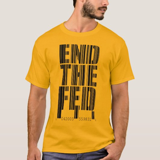 Het ontwerp van de Fed Bar-code beëindigen Shirt (Voorkant)