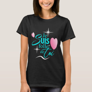 Het ontwerp van de Franse romanticus T-shirt