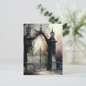 Het ontwerp van de Gate reeks van de kerkhof van d Briefkaart (Staand voorkant)