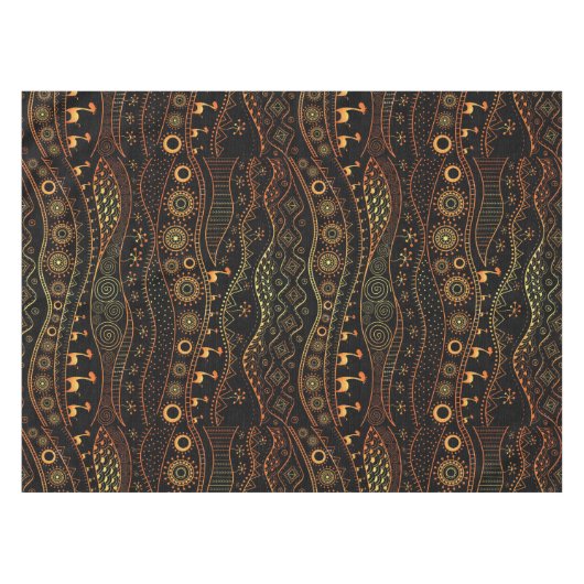 Het ontwerp van de Giraffe Tafelkleed (Voorkant (Horizontaal))