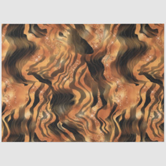 Het ontwerp van de Glitter Tiger Series #7 Tissuepapier