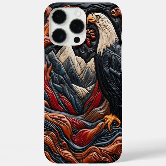 Het ontwerp van de Grace Eagle van natuur Case-Mate iPhone Case (Achterkant)