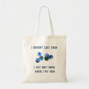 het ontwerp van de grappenmaker oldies verliezen tote bag