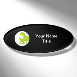 Het Ontwerp van de Hond en van de Kat van het Naambadge