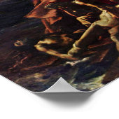 Het ontwerp van de Medusa, van Géricault Jean Loui Poster (Hoek)