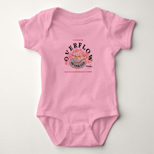Het ontwerp van de overstroming van Baby Bodysuit  (Voorkant)