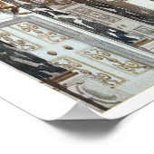 Het ontwerp van de ruimte voor het baptisme, van d poster (Hoek)