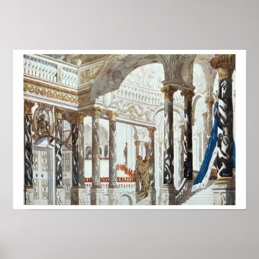 Het ontwerp van de ruimte voor het baptisme, van d poster (Voorkant)