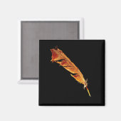 Het ontwerp van de Ventilator Bird-lover Crow van  Magneet (Voorkant / Achterkant)