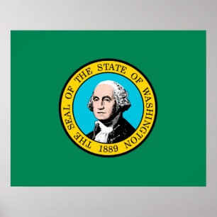 Het Ontwerp van de Vlag van de Staat van Poster