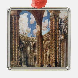 Het ontwerp van de werf voor de Betrothal, van het Metalen Ornament