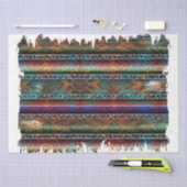 Het ontwerp van de Westerne reeks 11 Tissuepapier (Craft)