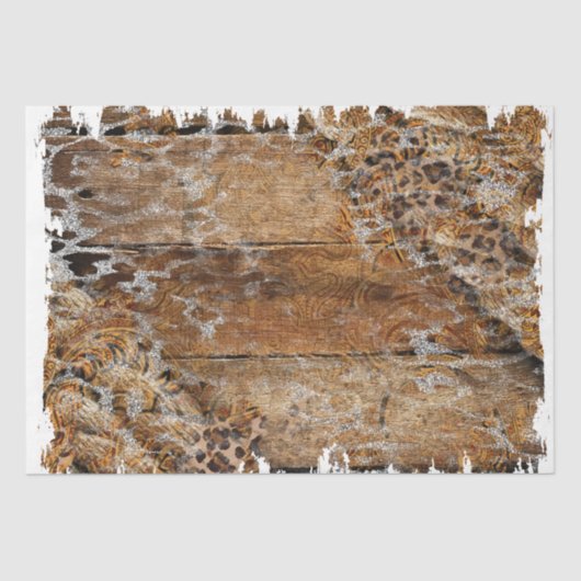 Het ontwerp van de Westerne reeks 14 Tissuepapier (Voorkant)