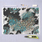 Het ontwerp van de Westerne reeks 19 Tissuepapier (Craft)