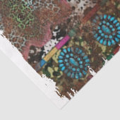 Het ontwerp van de Westerne reeks 22 Tissuepapier (Detail)