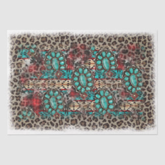 Het ontwerp van de Westerne reeks 24 Tissuepapier