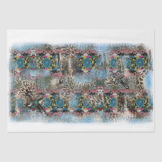 Het ontwerp van de Westerne reeks 29 Tissuepapier (Voorkant)