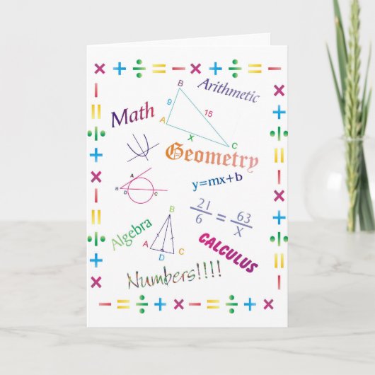 Het Ontwerp van de wiskunde Kaart (Voorkant)