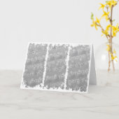 Het Ontwerp van Grunge van drie Doos Kaart (Gele Bloem)