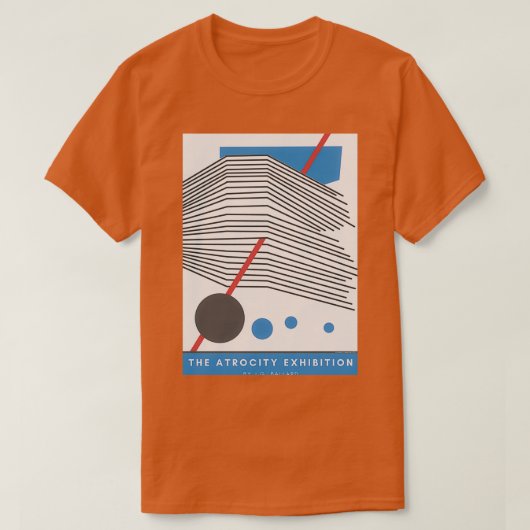 Het ontwerp van het Atrocity Exhibition Book J T-shirt (Design voorkant)