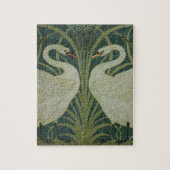 Het ontwerp van het behang 'Swan, Rush and Iris' Legpuzzel (Verticaal)