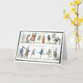 Het Ontwerp van het Kostuum van het ballet, Kaart (Gele Bloem)