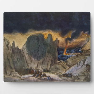 Het ontwerp van het landschap van Phedre, 1917 (kl Fotoplaat