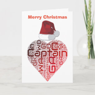 Het Ontwerp van het Netball van het Hart van de Feestdagen Kaart
