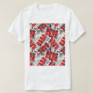 Het ONTWERP van het POSTER van de dada- KUNST T-shirt