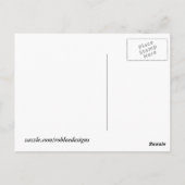 Het ontwerpbriefkaart van de douane van de Dam Briefkaart (Achterkant)