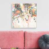 Het ontwerpen van de taal van het licht canvas afdruk (Insitu (Woonkamer))