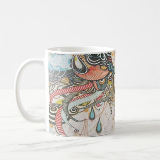 Het ontwerpen van de taal van het licht koffiemok (Links)