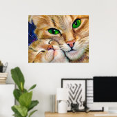 Het onuitgesproken liefdescomfort poster (Thuiskantoor)