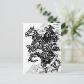 Het onverbiddelijke Briefkaart van BW van de (Staand voorkant)