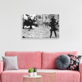 Het onverdiende meisje canvas afdruk (Insitu (Woonkamer))