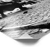 Het onverdiende meisje foto afdruk (Hoek)