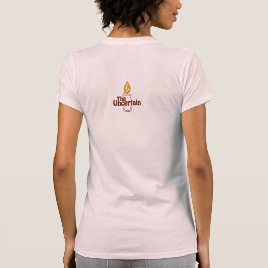 Het onzekere T-shirt (Achterkant)