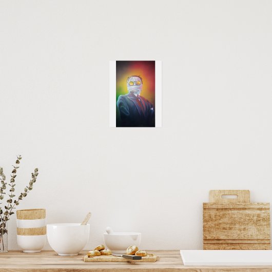 Het onzichtbare Man Poster (Keuken)