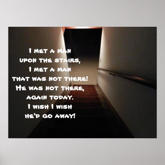 HET ONZICHTBARE poster MAN (Voorkant)