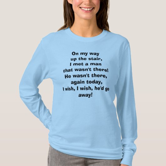 HET ONZICHTBARE t-shirt MAN (Voorkant)