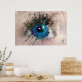 Het oog had het poster (Keuken)