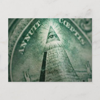 Het oog Illuminati Briefkaart