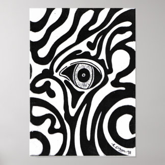 Het oog poster