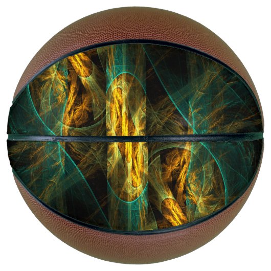 Het oog van de Abstracte kunst van de Oerwoud Basketbal (Voorkant)