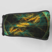 Het oog van de Abstracte kunst van de Oerwoud Golfheadcover (Voorkant)